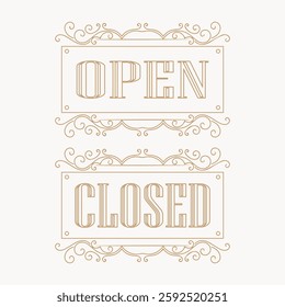 frame open and closed luxury