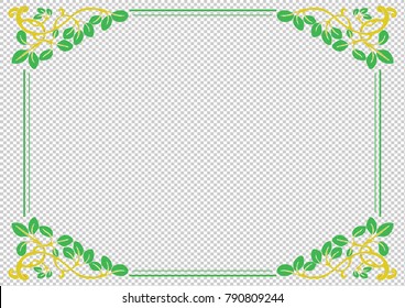 frame ornament, background ornament, classic and simple ornament. certificate frame.