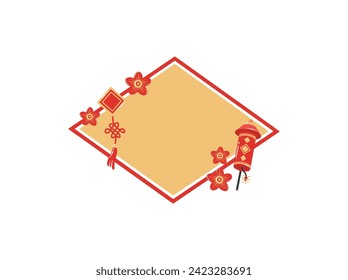 Frame Ornament Chinese New Year Background