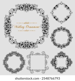 Frame Ornament Set Wedding Decoration