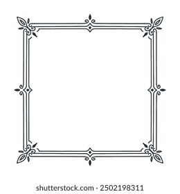 frame ornament template vector element