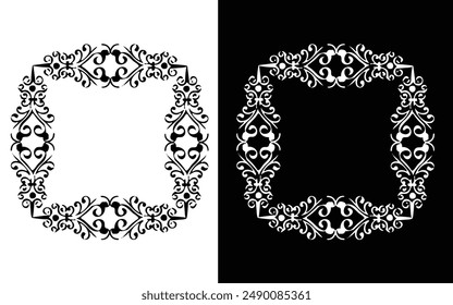marco ornamento, forma de Vector Diseño, marco islámico,