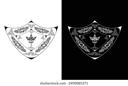 frame ornament, vector shape Design, Islamic frame,