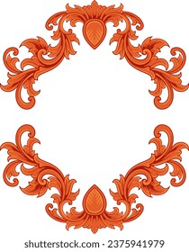 Frame ornament vintage classic element decoration