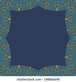 Frame ornament vintage floral design, EPS8 - vector graphics