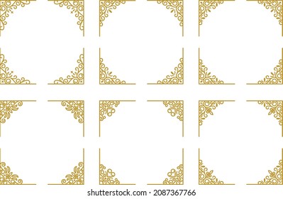 frame ornament vintage vector image