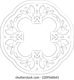 Frame. An ornament for your background, patterns, or an addition to your work.