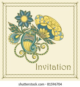 frame ornate card