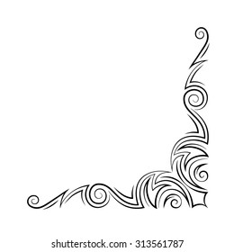 Frame. Ornate frames and scroll elements.