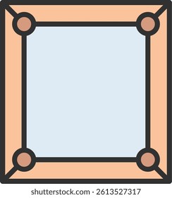 Frame Outline Filled Style Icon