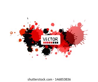 frame from paint spots
