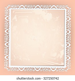 frame with a pattern