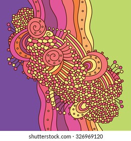Frame pattern with place for presentation. invitation card Valentines Day, Christmas, birthday, wedding. Abstract background. Vector element.