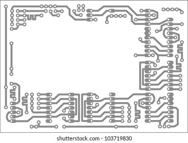 Frame in PCB-layout style