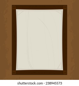 frame for photo and menu information. vector format.