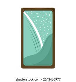 frame picture decoration icon isolated