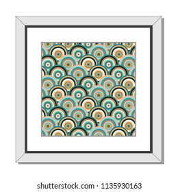 Frame picture retro abstract design illustration wallpaper background
