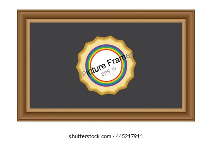 Frame for picture or text. Border for Certificate of Education Uniquely beautiful stripes.