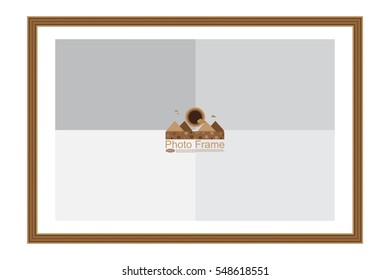 Frame for picture or text. Border for Certificate of Education Uniquely beautiful stripes.