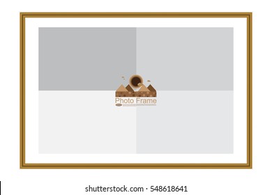 Frame for picture or text. Border for Certificate of Education Uniquely beautiful stripes.