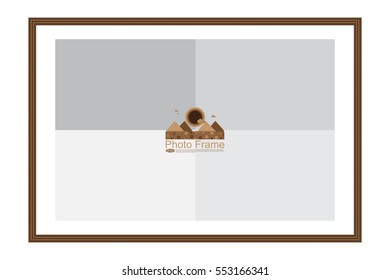 Frame for picture or text. Border for Certificate of Education Uniquely beautiful stripes.