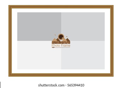 Frame for picture or text. Border for Certificate of Education Uniquely beautiful stripes.