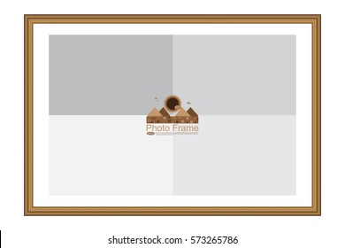 Frame for picture or text. Border for Certificate of Education Uniquely beautiful stripes.