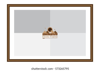 Frame for picture or text. Border for Certificate of Education Uniquely beautiful stripes.