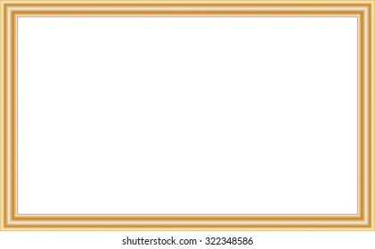 Frame for picture or text. Isolated on white. Uniquely beautiful stripes. Vector Design EPS10.