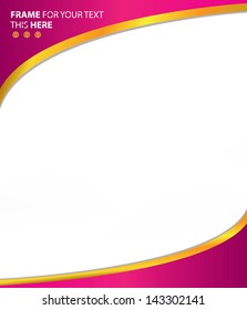 Frame Pink abstract background,vector