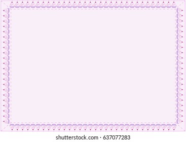 Frame pink cupcake on light sweet background.
