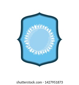 frame with planet of the solar system