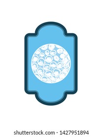 frame with planet of the solar system