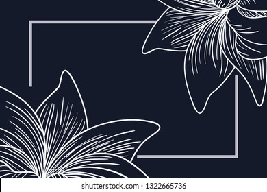 frame with plants and herbs isolated icon