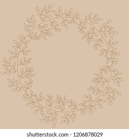 Frame Plants Vector