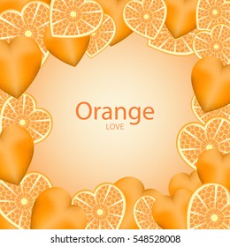 Frame of the plurality of Mandarin heart
