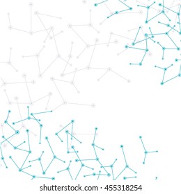 
Frame polygonal mesh background