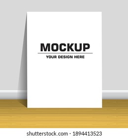 Frame Poster Tamplate Mockup Vector Illustration