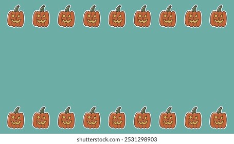 frame. pumpkin frame. a template for a Thanksgiving postcard. an empty frame. Halloween. vector. pattern. an empty center. a horror story.