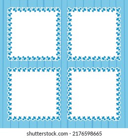 Frame with Push Pin for banner, poster, and greeting card