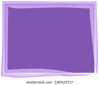 frame rectangle lilac, Grunge brush vector hand drawn icon. Repeated irregular strokes with polka dots and a brush. Model trends drawn by hand. Grunge, sketch, watercolor, spray paint. Modern vector
