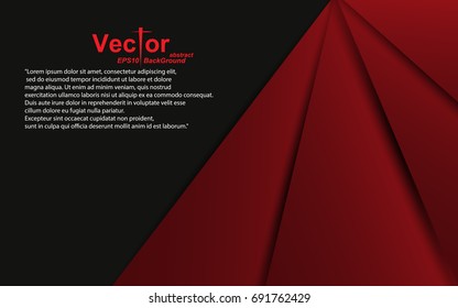 Frame red abstract background overlap layout concept