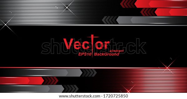 Frame red banner red black grey background for
space layout message  concept

