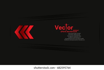 frame red black abstract background