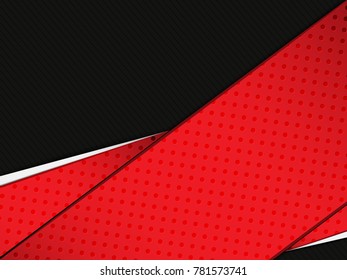 frame red circle black line layout for text abstract black background 