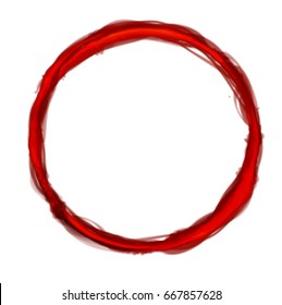 Frame red circle icon