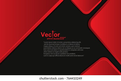 frame red deep black shadow abstract background concept