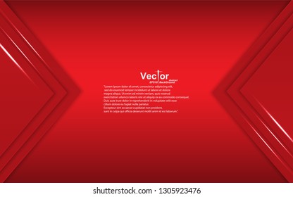Frame red triangle abstract art background concept 