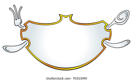Frame for restaurant