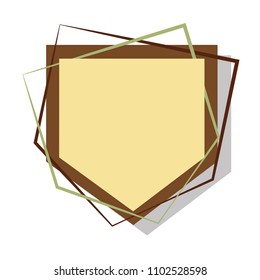 frame retro style icon
